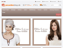 Tablet Screenshot of perueckenshop.de